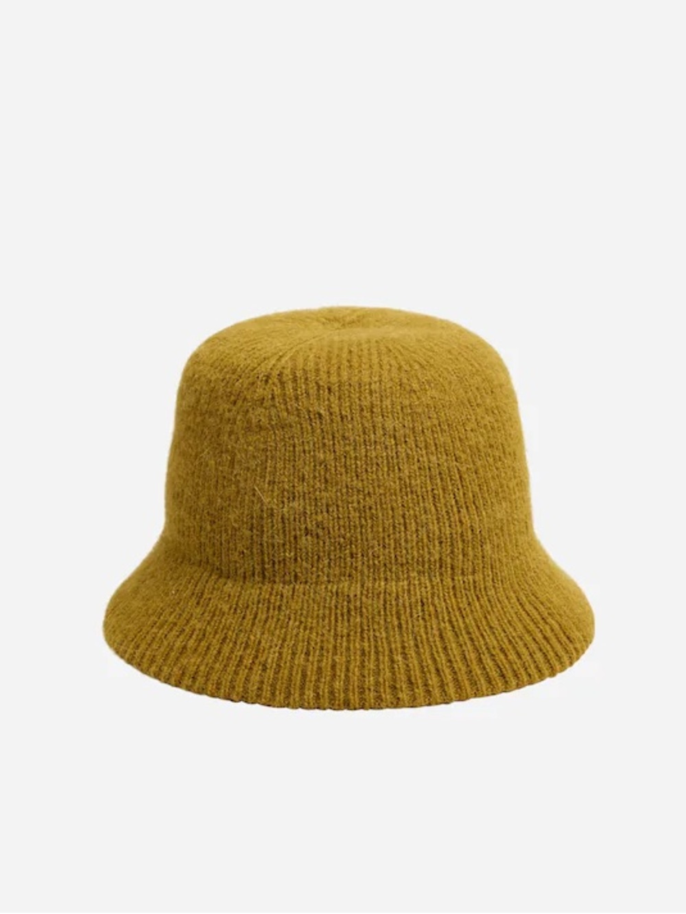 NWT Madewell Fuzzy-Knit Bucket Hat - Spiced Olive